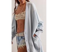 We The Free Dreamy Blue Cardi at Free People in Ballad Blue, Size: Medium - female