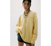 We The Free Ella Roll-Neck Cotton Knit Sweater at Free People in Double Butter, Size: Large - female