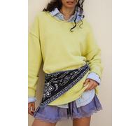 We The Free Ella Roll-Neck Knit Sweater at Free People in Canary Yellow, Size: Small - female