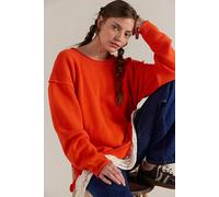 We The Free Ella Roll-Neck Knit Sweater at Free People in Cherry Tomato, Size: Small - female