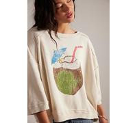 We The Free Everything Printed Pullover at Free People in Coconut Combo, Size: Large - female