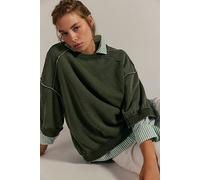 We The Free Everything Pullover at Free People in Keepsake Clover, Size: Large - female