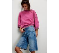 We The Free Everything Pullover at Free People in Pink Roses, Size: Large - female