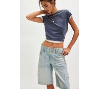 We The Free Extreme Measures Barrel Shorts at Free People in Break The Rules, Size: 24 - female
