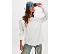 We The Free Fade Into You Tee at Free People in Ivory, Size: Large - female