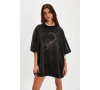 We The Free Farm Foes Tee at Free People in Black Combo, Size: Small - female