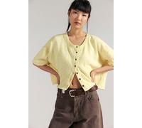 We The Free Flashback Cardi Tee at Free People in Double Butter, Size: XL - female