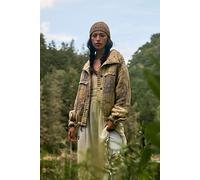 We The Free Flora Quilted Bomber Jacket at Free People in Vintage Beige Combo, Size: Medium - female