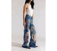 We The Free Flying High Patched Jeans at Free People in Free Bird, Size: 28 - female