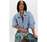 We The Free Freddie Striped Shirt at Free People in Washed Denim Combo, Size: Large - female