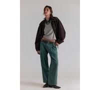 We The Free Full Effect Utility Pants at Free People in Aged Green, Size: Large - female
