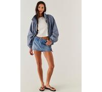 We The Free Gallivanting Peekaboo Skort at Free People in Oasis Blue, Size: 24 - female