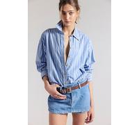 We The Free Gallivanting Peekaboo Skort at Free People in Oasis Blue, Size: 26 - female