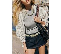 We The Free Gallivanting Peekaboo Skort at Free People in Rinse, Size: 24 - female