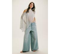 We The Free Give And Take Baggy Wide-Leg Jeans at Free People in Compromise, Size: 33 S - female