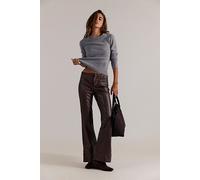 We The Free Glow Up Vegan Pants at Free People in Potting Soil, Size: US 12 - female