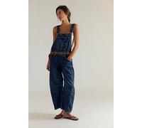 We The Free Good Luck Barrel Dungarees at Free People in Deep End, Size: XL - female