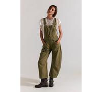 We The Free Good Luck Barrel Dungarees at Free People in Weeping Willow, Size: Medium - female