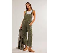 We The Free Good Luck Barrel Dungarees at Free People in Weeping Willow, Size: Small - female