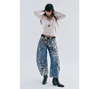 We The Free Good Luck Barrel Illusions Jeans at Free People in Butterfly Effect, Size: 31 - female