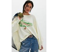 We The Free Graphic Camden Pullover at Free People in Mallard Combo, Size: XL - female