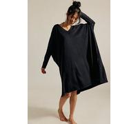 We The Free Happy Place Maxi Sweatshirt at Free People in Black, Size: M/L - female