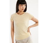 We The Free Hazy Tee at Free People in Double Butter, Size: Small - female