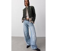 We The Free Highland Low-Rise Twisted Bowed Jeans at Free People in Art School, Size: 31 - female