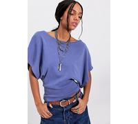 We The Free In My Element Tee at Free People in Moody Indigo, Size: Large - female