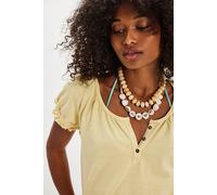 We The Free Issa Tee at Free People in Double Butter, Size: Large - female