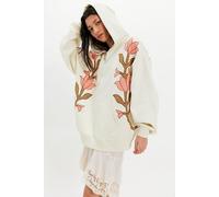 We The Free It's A Vibe Flowers Hoodie at Free People in Ivory Combo, Size: Medium - female