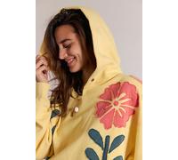 We The Free It's A Vibe Flowers Hoodie at Free People in Sunlight Combo, Size: Large - female