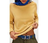 We The Free Jess Long Sleeve at Free People in Golden Yellow, Size: XL - female