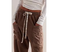 We The Free Jet Set Knit Pull-On Trousers at Free People in Brown Bear, Size: Large - female