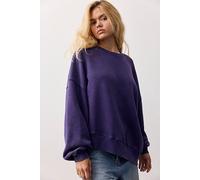 We The Free JJ Asymmetric Sweatshirt at Free People in Dark Magic, Size: Medium - female