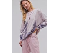 We The Free Kai Long-Sleeve Top at Free People in Cactus Combo, Size: Medium - female