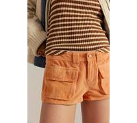 We The Free Knock Out Low-Rise Corduroy Micro Shorts at Free People in Peach Pansy, Size: US 8 - female