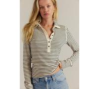 We The Free Lake Stripe Henley at Free People in Tea Combo, Size: XS - female