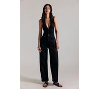 We The Free Lark Denim Jumpsuit at Free People in Black Beauty, Size: 31 - female