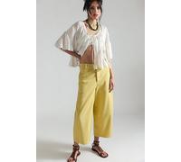 We The Free Lay Down Chino Trousers at Free People in Butter Yellow, Size: US 12 - female