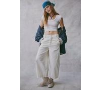 We The Free Lay Down Chino Trousers at Free People in Clean Ivory, Size: US 0 - female