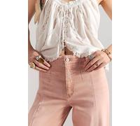 We The Free Libre Wide-Leg Jeans at Free People in Bubblegum, Size: 30 S - female