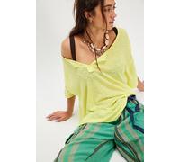 We The Free Like Butter Tee at Free People in Sunny Lime, Size: Medium - female