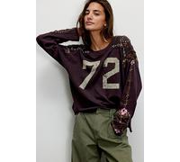 We The Free Lilith Tee at Free People in Chocolate, Size: Large - female