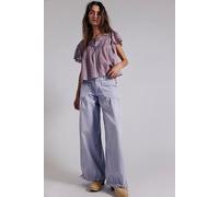 We The Free Lotus Balloon Jeans at Free People in Blue Imagination, Size: 27 - female