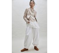 We The Free Lotus Balloon Jeans at Free People in Bright White, Size: 24 - female