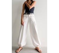 We The Free Lotus Balloon Jeans at Free People in Bright White, Size: 33 - female