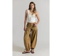 We The Free Lotus Balloon Jeans at Free People in Mustard, Size: 24 S - female