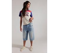 We The Free Low-Rise Relaxed Capri Jeans at Free People in Drummer Boy, Size: 26 - female