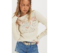 We The Free Lucky Locket Tee at Free People in Stone Combo, Size: XS - female